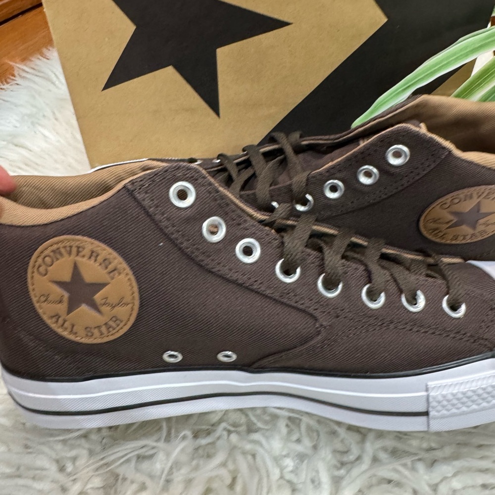 Converse All Star Brown High-Top Sneakers - Picture 2 of 7